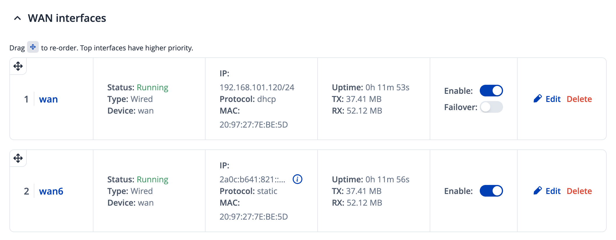 WireGuard peer setup for Teltonika Router